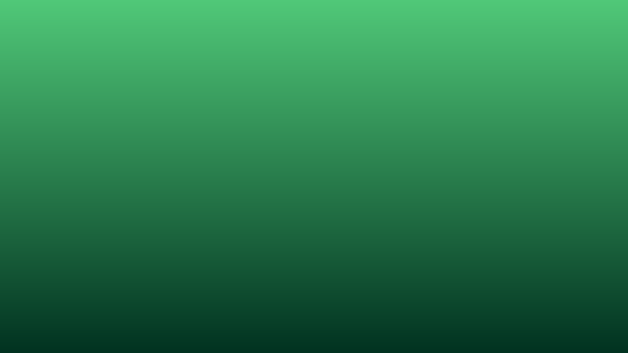 Fade verde background #50C878 → #013220