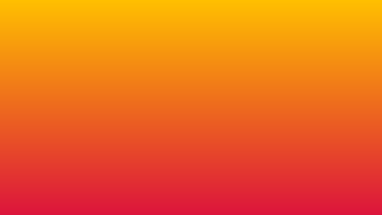 Fogo background #FFBF00 → #DC143C