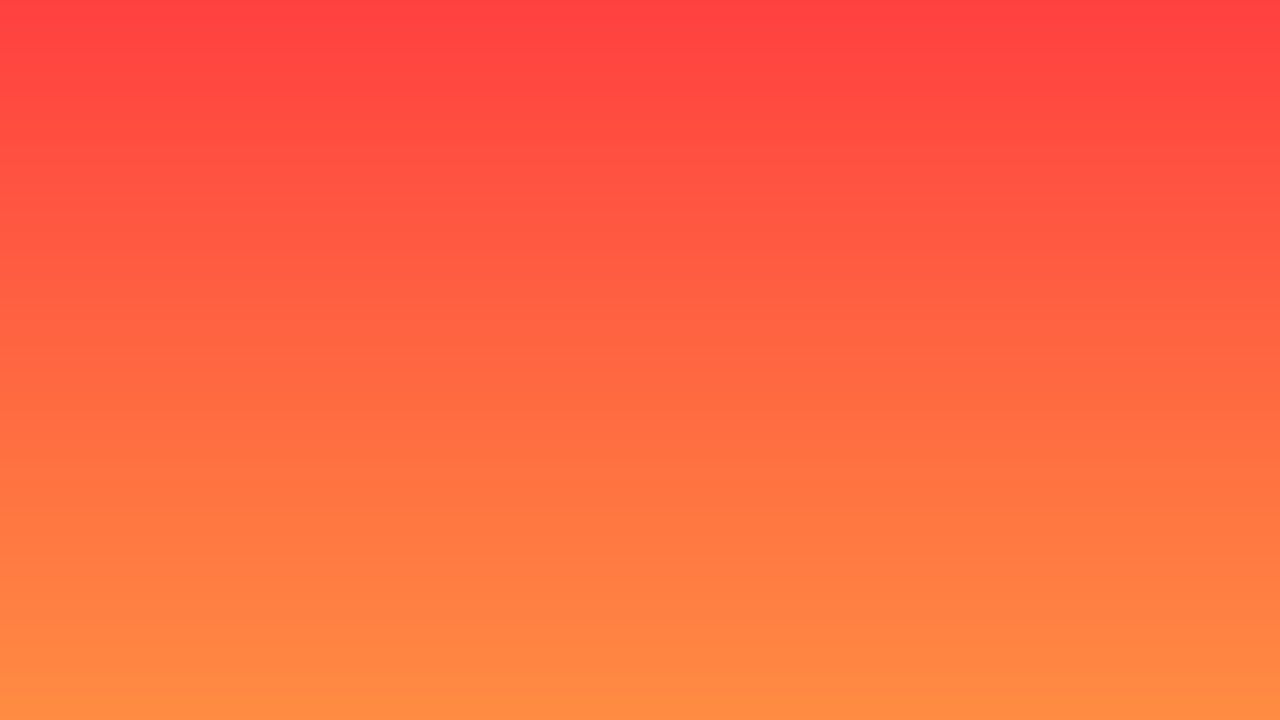 Pôr do sol background #FF4040 → #FF8C42