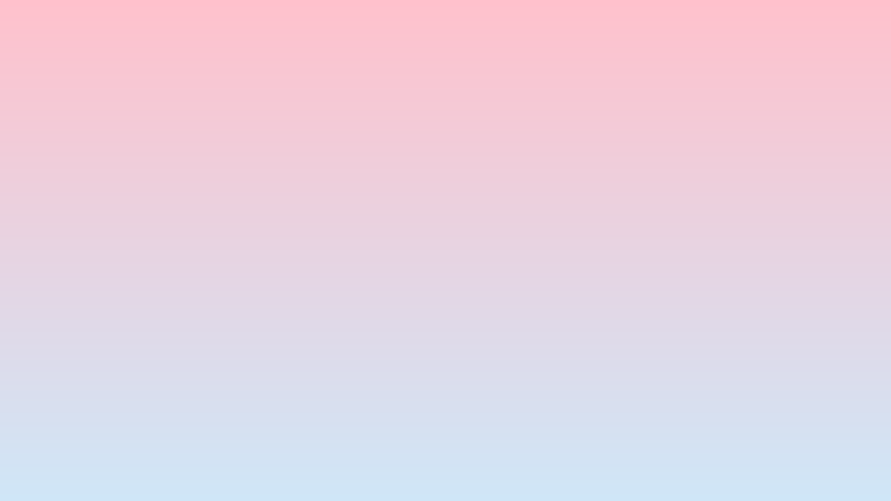 Rosa pastel céu background #FFC1CC → #CFE6F7